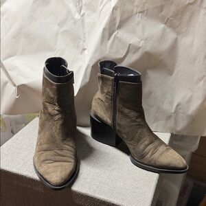 Vince Brown Ankle Booties